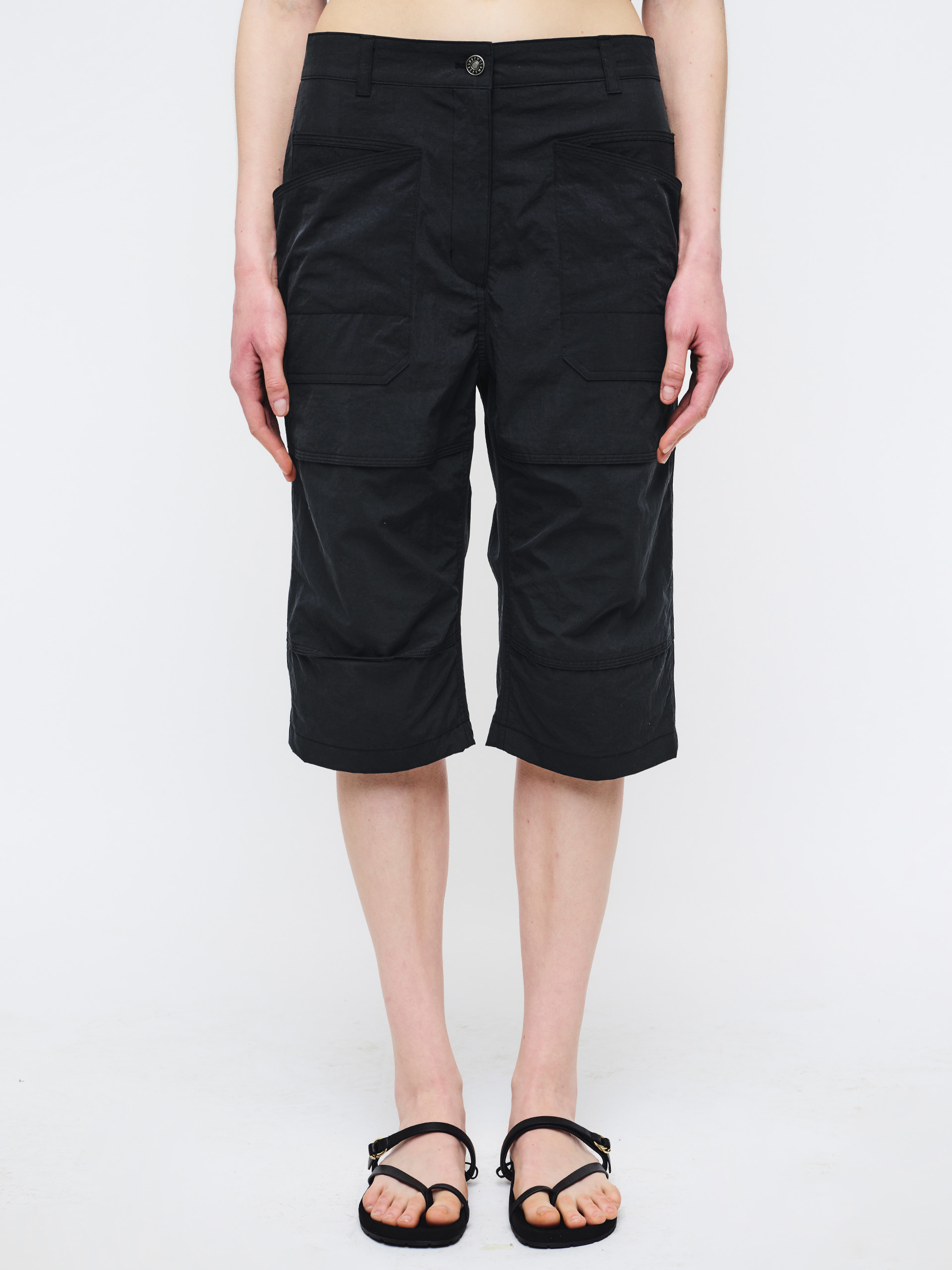 OUTPOCKET MIDI PANTS_grey 사진 2/4