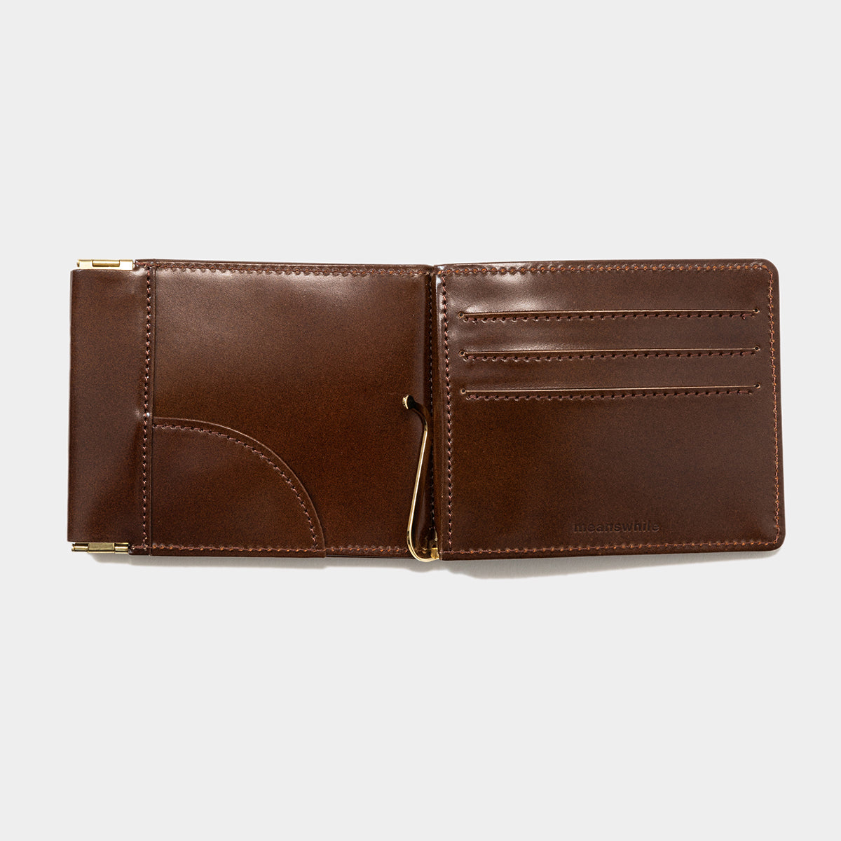 Cordovan Money Clip(COFFEE)/MW-AC23301 사진 3/4