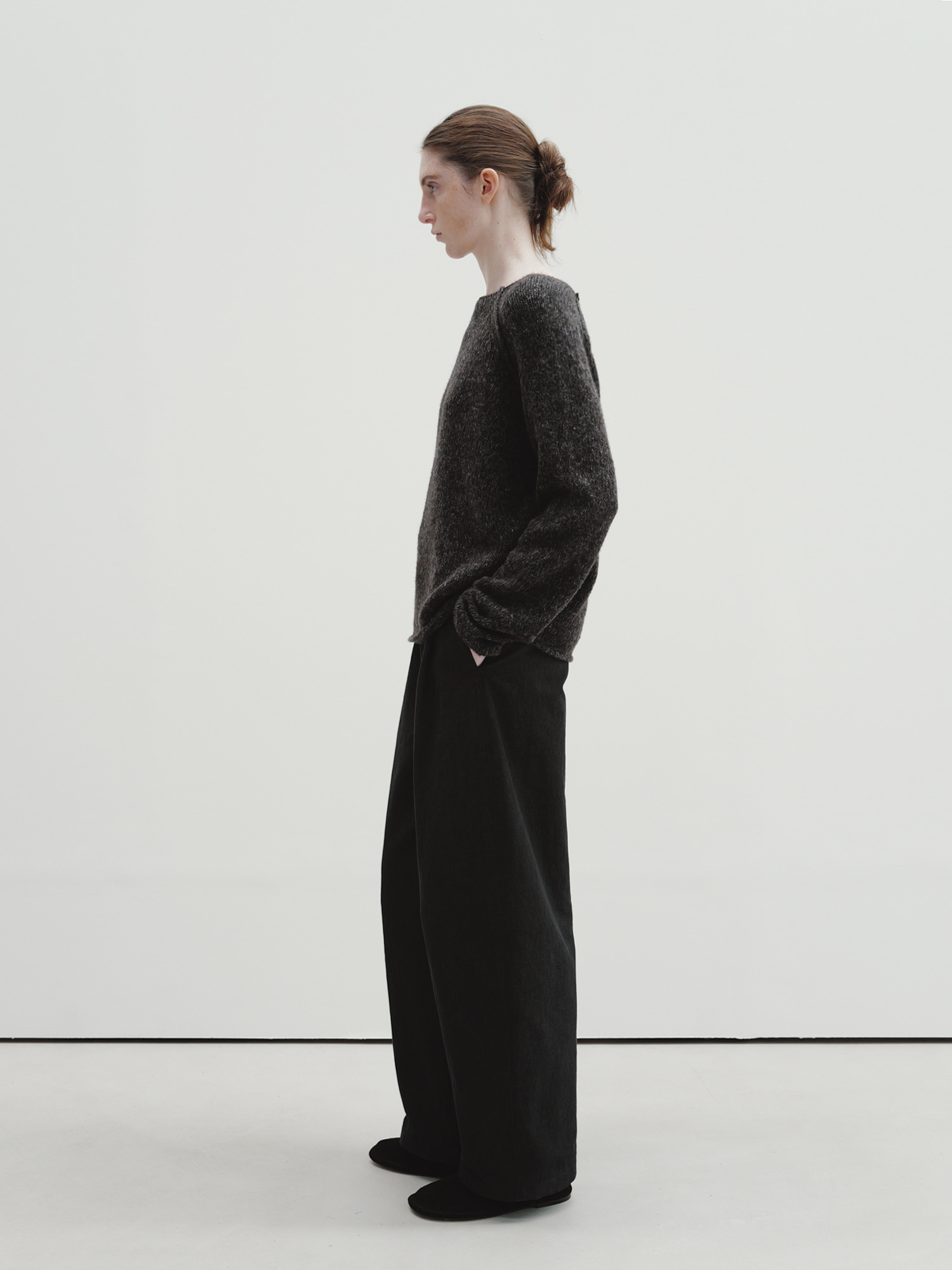 side tuck pants (espresso) 사진 2/4