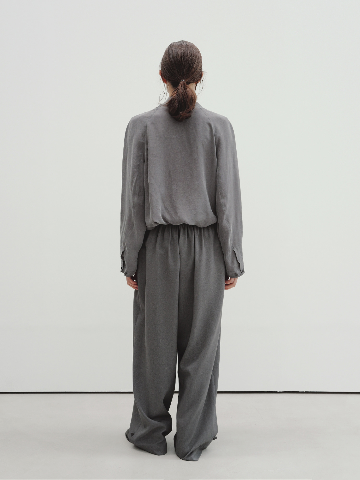 button shirring pants (gray) 사진 4/4