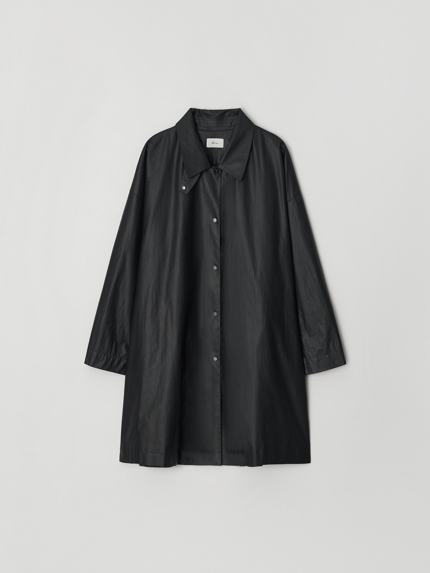 A-line wind coat (black)