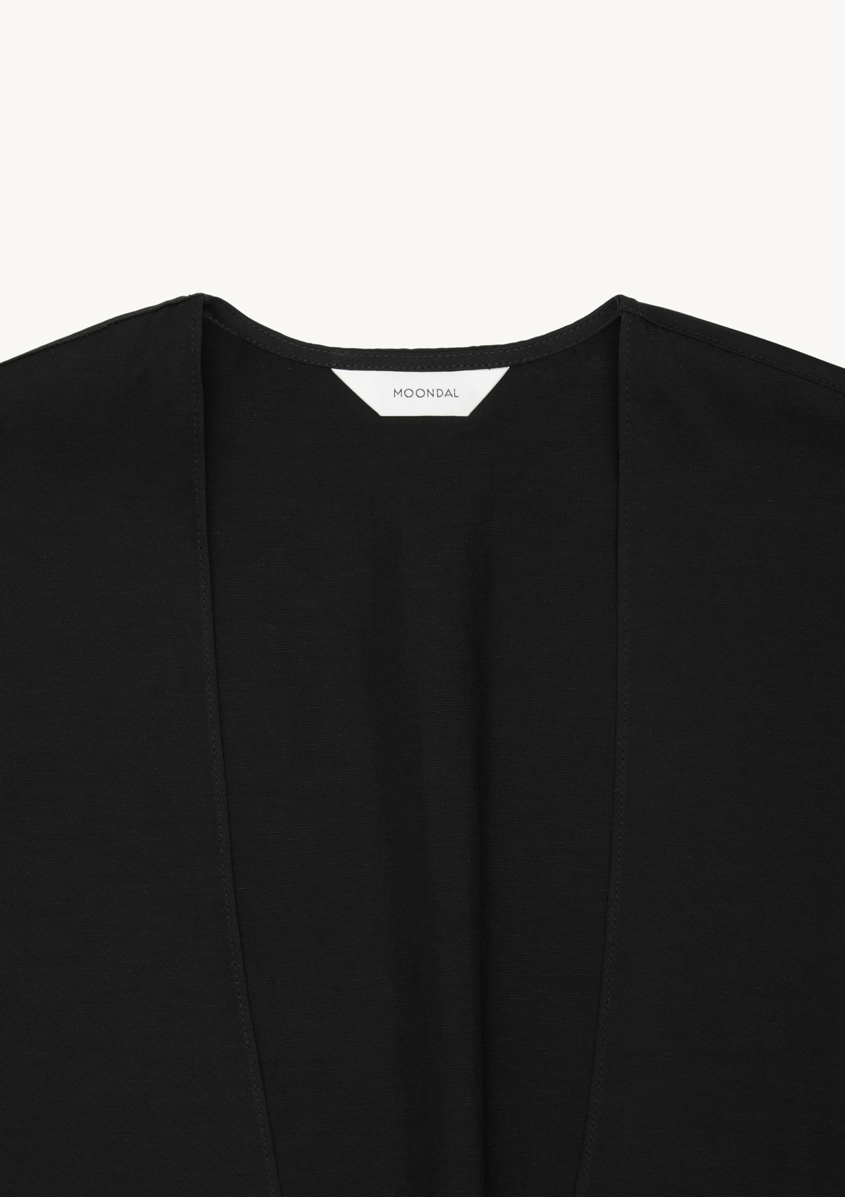 Fluid Layered Top in Black