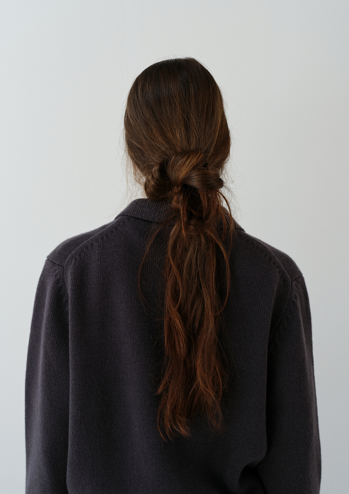 Pocket Collar Knit in Charcoal