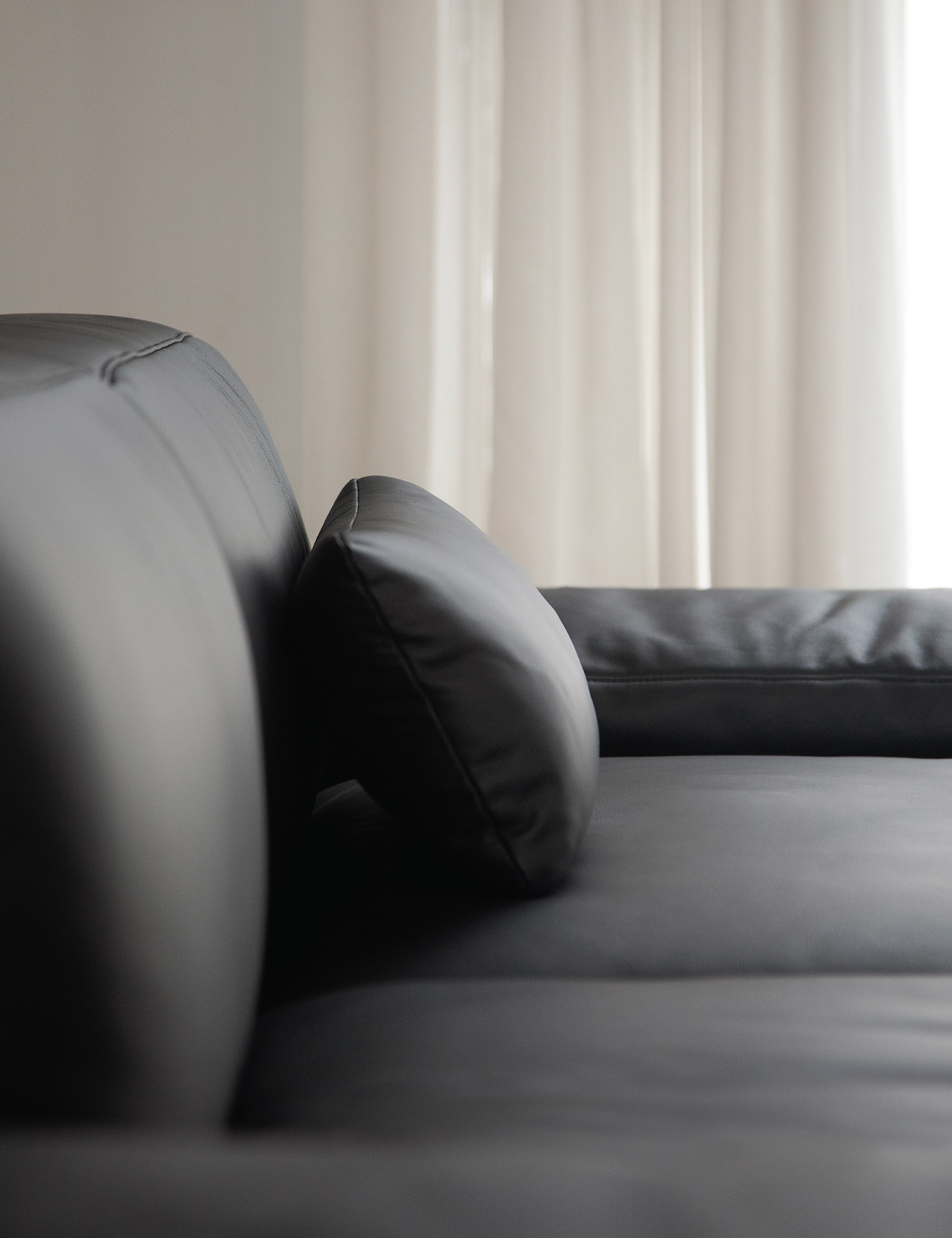 55X20 CUSHION | Leather