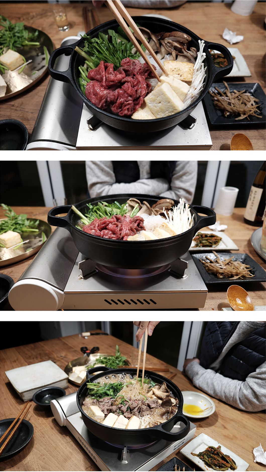[오이겐] 미나베 무쇠 스키야끼 냄비 (4size / 인덕션 OK) 사진 3/4