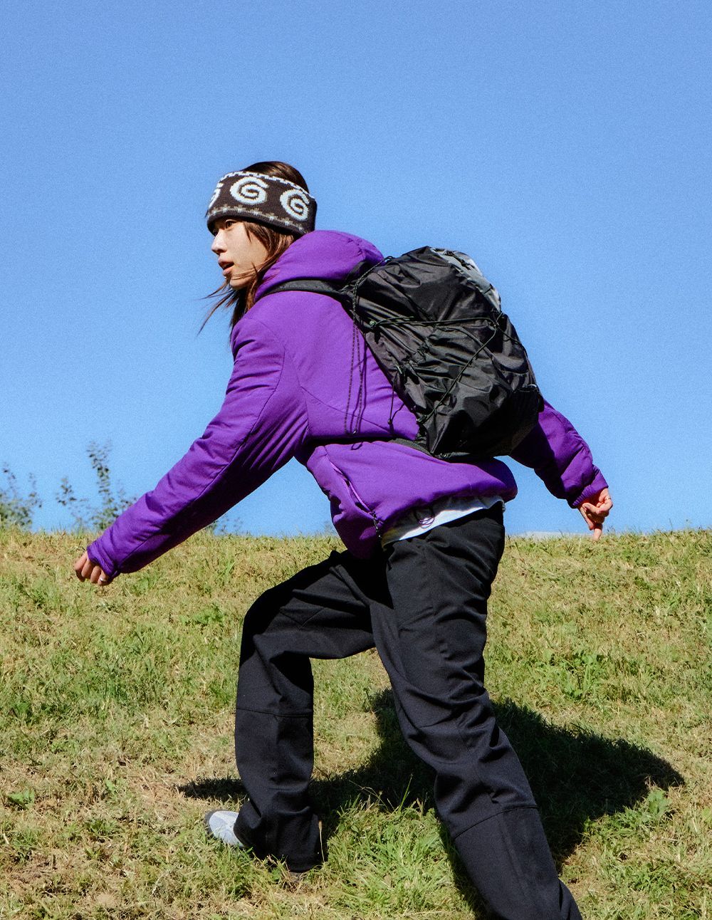 26FW Slate Jacket Plum 사진 3/4