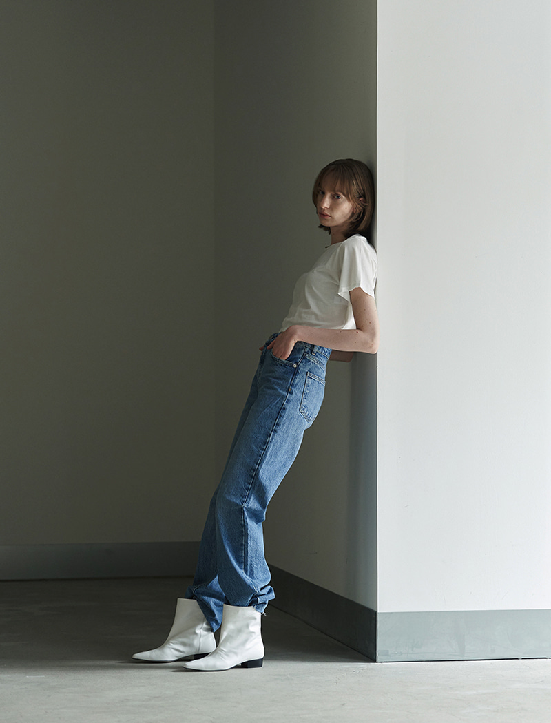 PERTH wide boots_white 사진 4/4