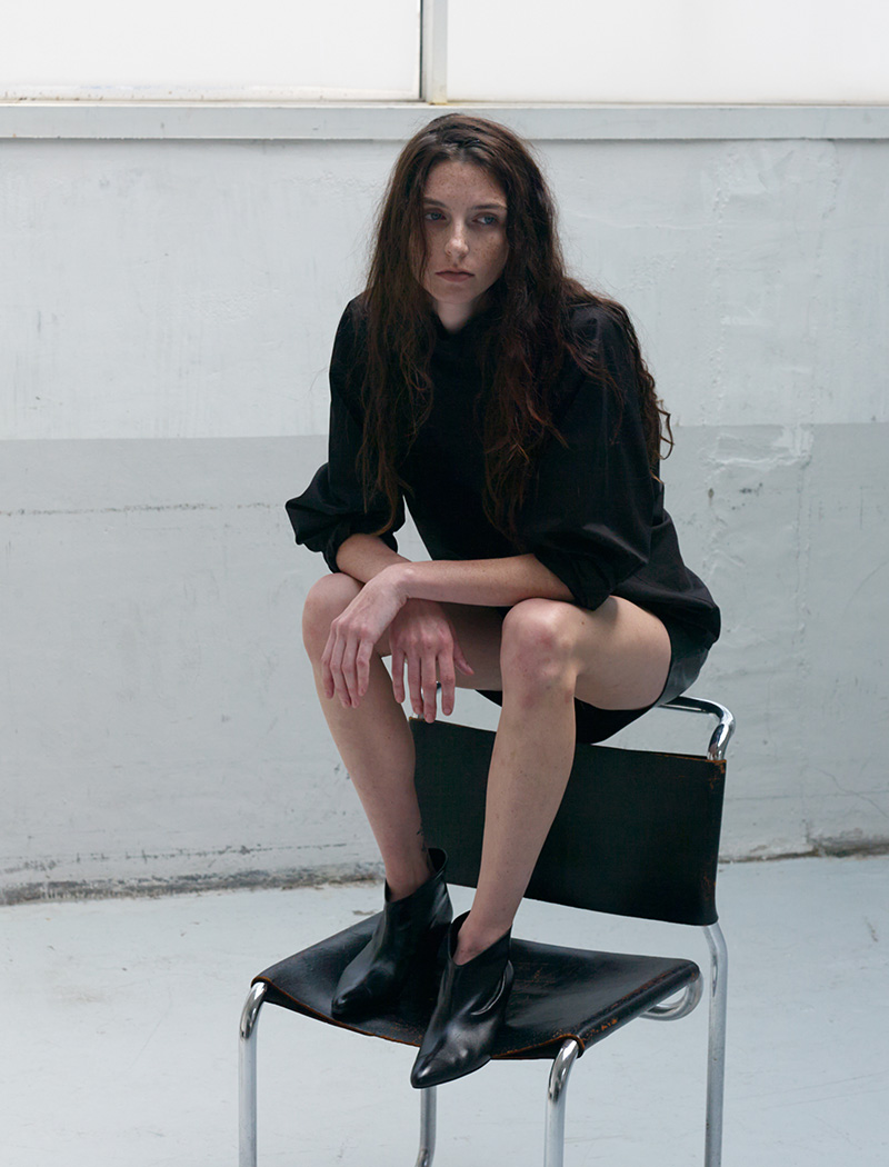VASTO frame boots_black 사진 3/4