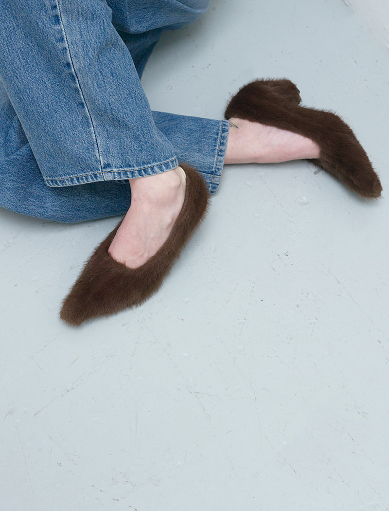 BELEN classic pumps_fluffy brown 사진 2/4