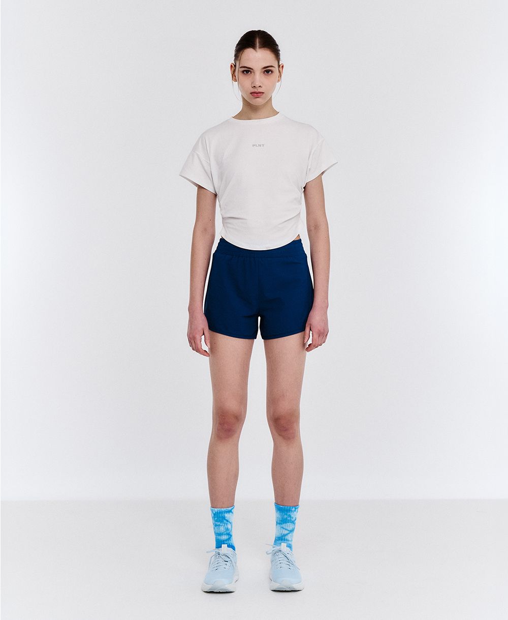 ICE LITE 우먼즈 데일리쇼츠 블루 사진 2/4