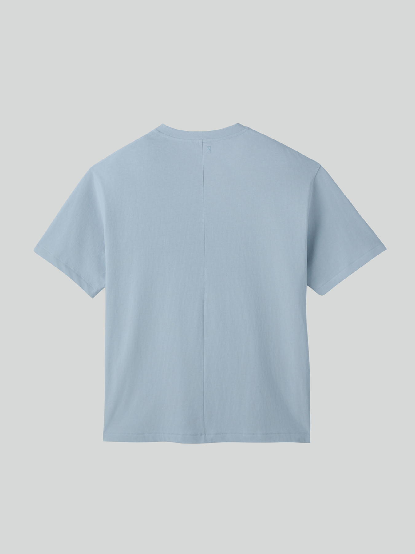 BACK SEAM DETAIL T-SHIRT (SKY BLUE)