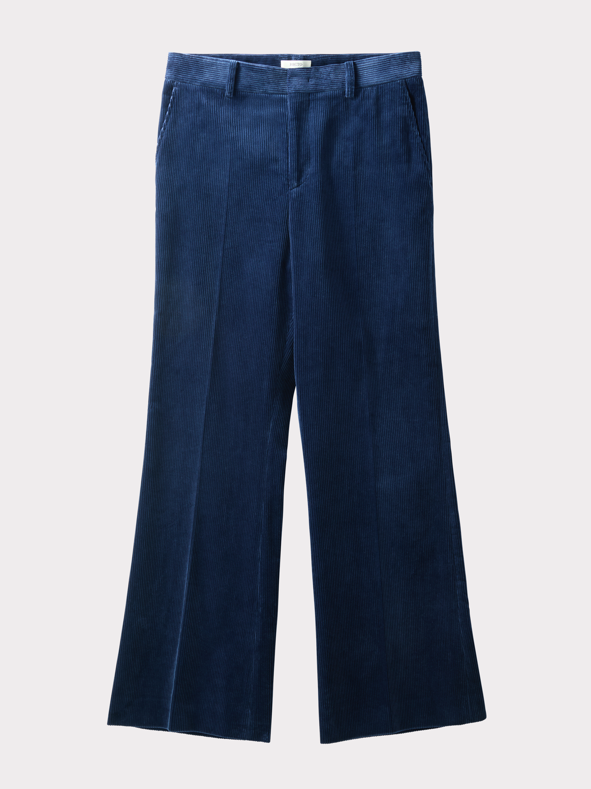 Corduroy Flare Pants (Indigo Blue) photo 3/4