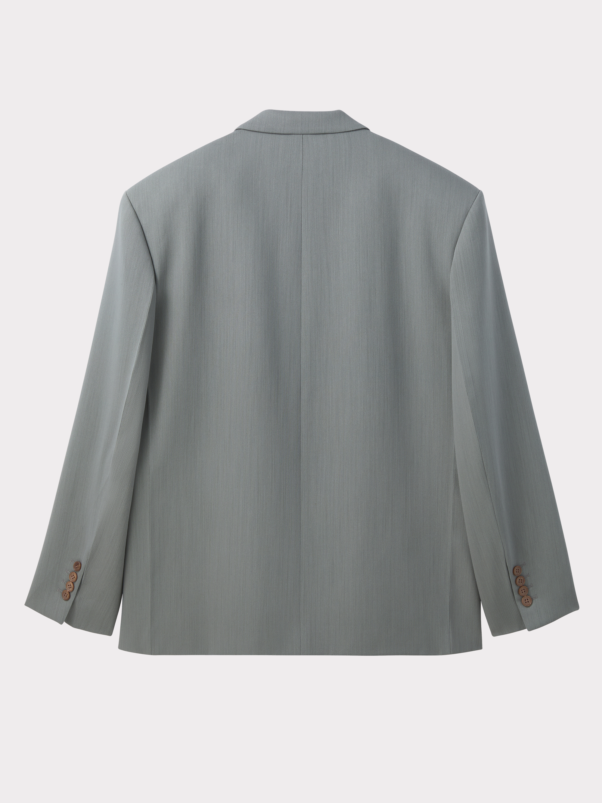 Classic Double Breasted Suit Jacket (Cool Grey) 사진 4/4