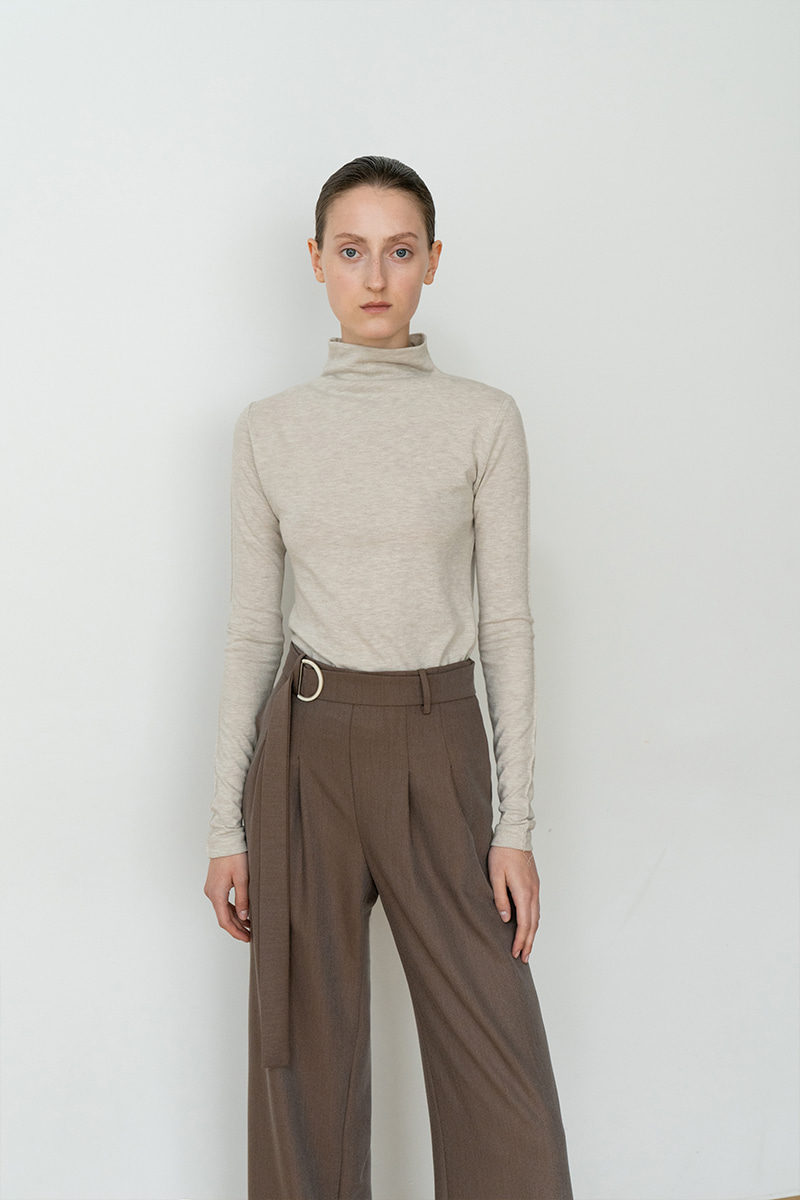 STRAIGHT WIDE LEG SLACKS TROUSERS BR 사진 1/4