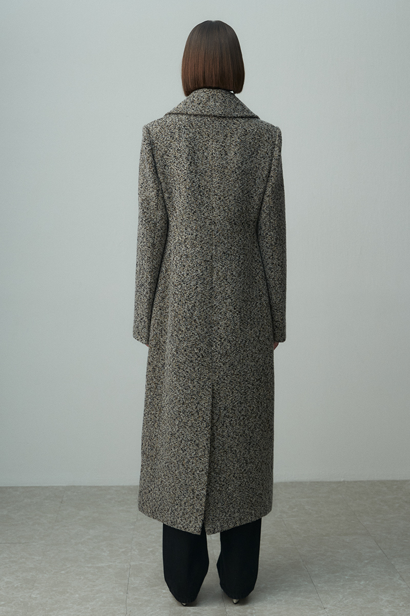 WOOL BLENED WIDE COLLAR COAT 사진 4/4