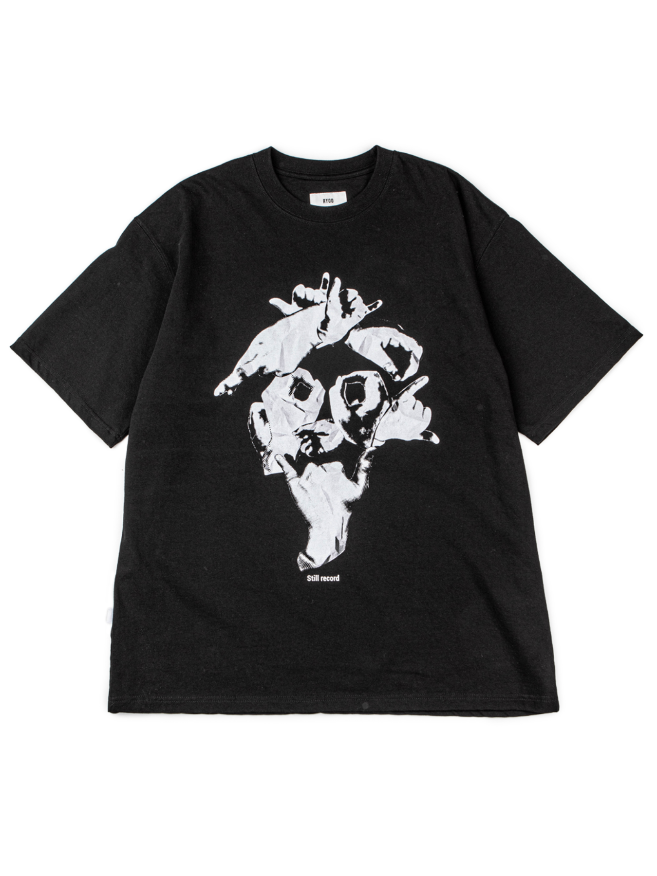 Symmetric handsign selfie t-shirts #20