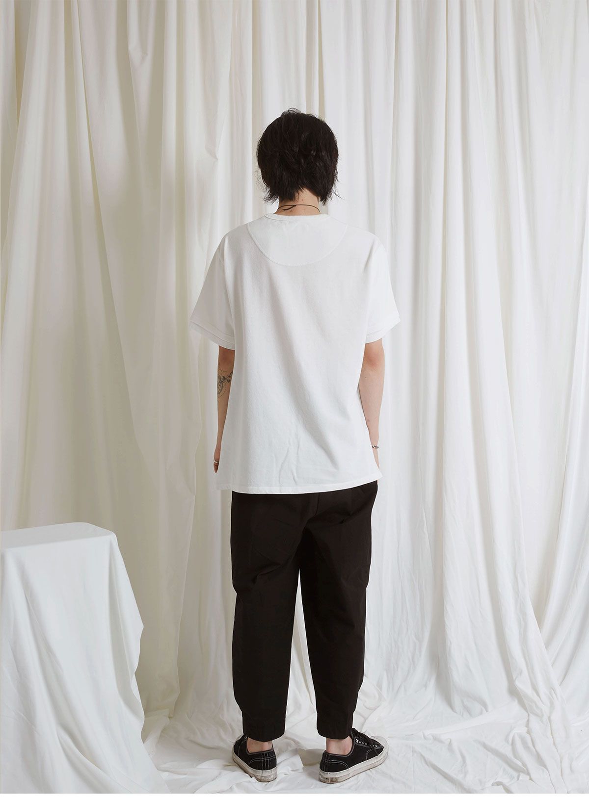 Asymmetric T-shirts #2 [white]