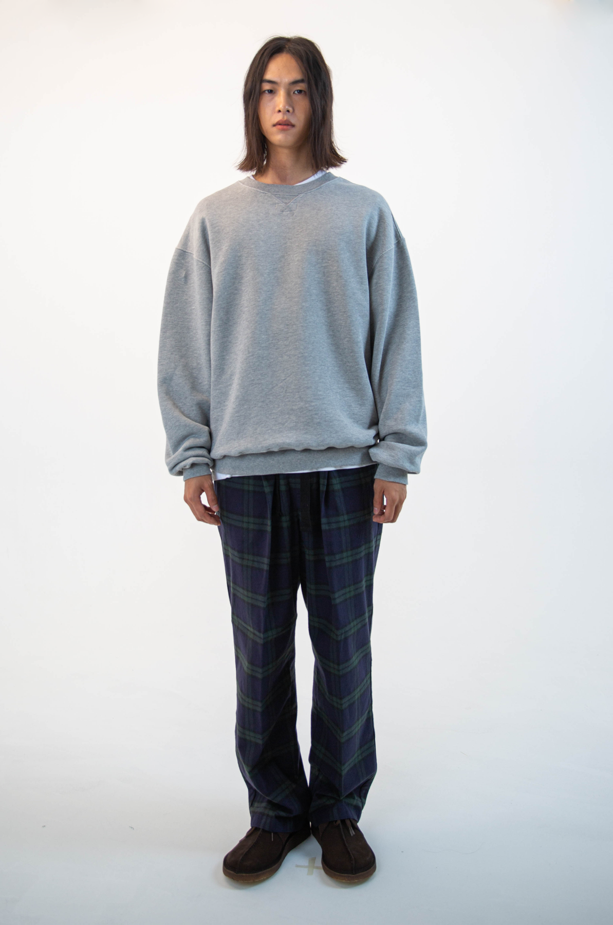 Symmetric 2way sweatshirts #22 [melange]