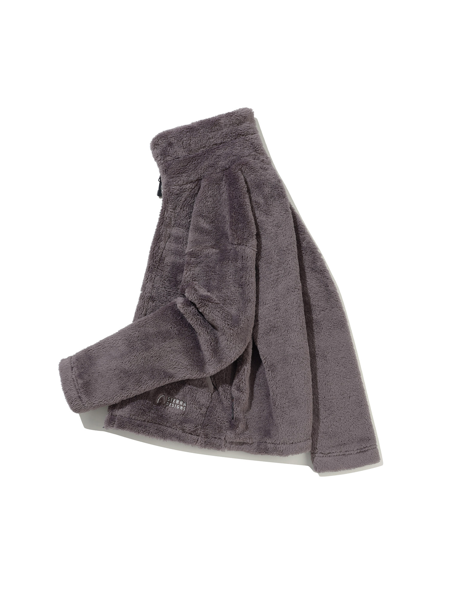 W) 랭겔 폴라텍 하이로프트 자켓 PURPLE GREY 사진 2/4