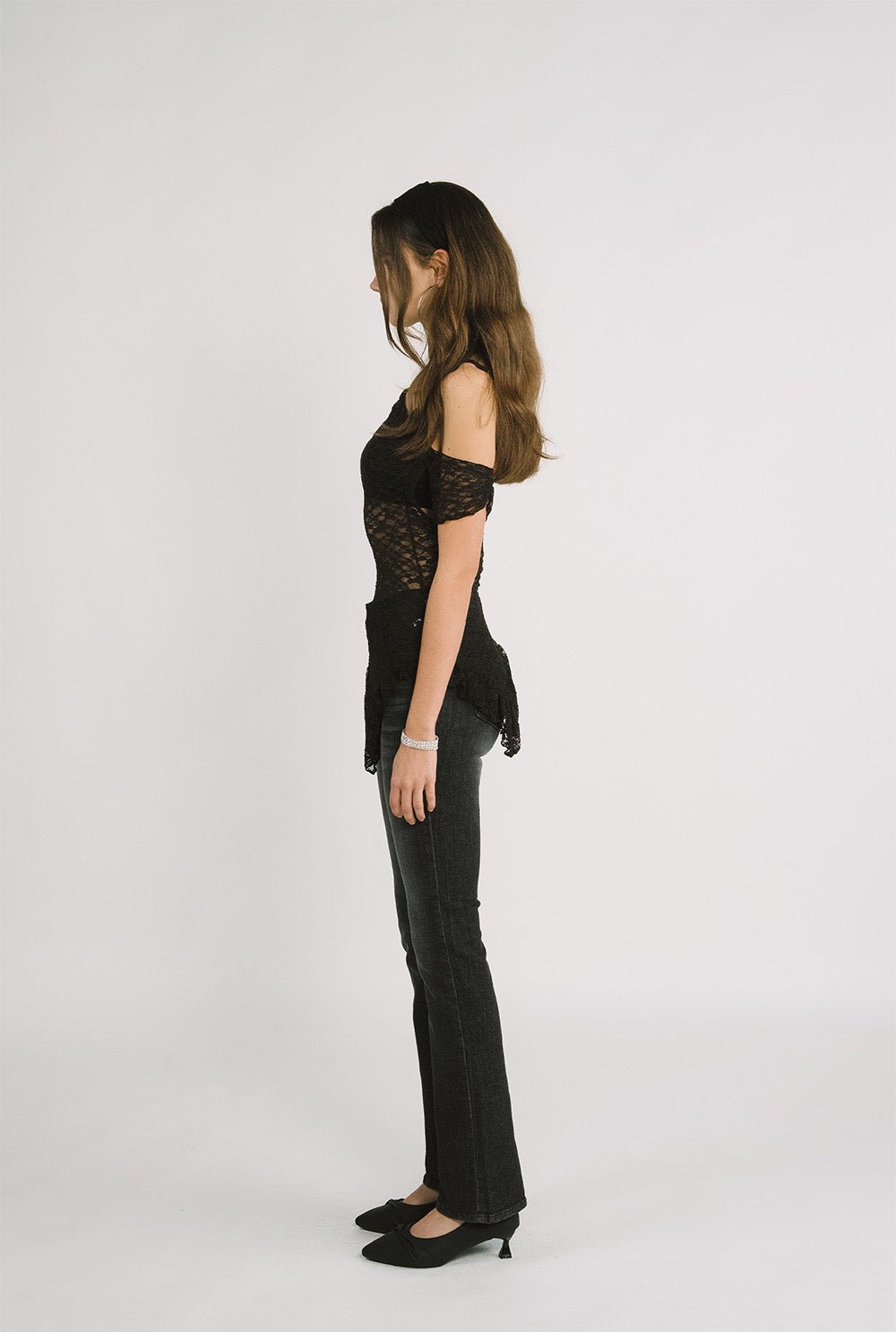Lace drape top 사진 4/4