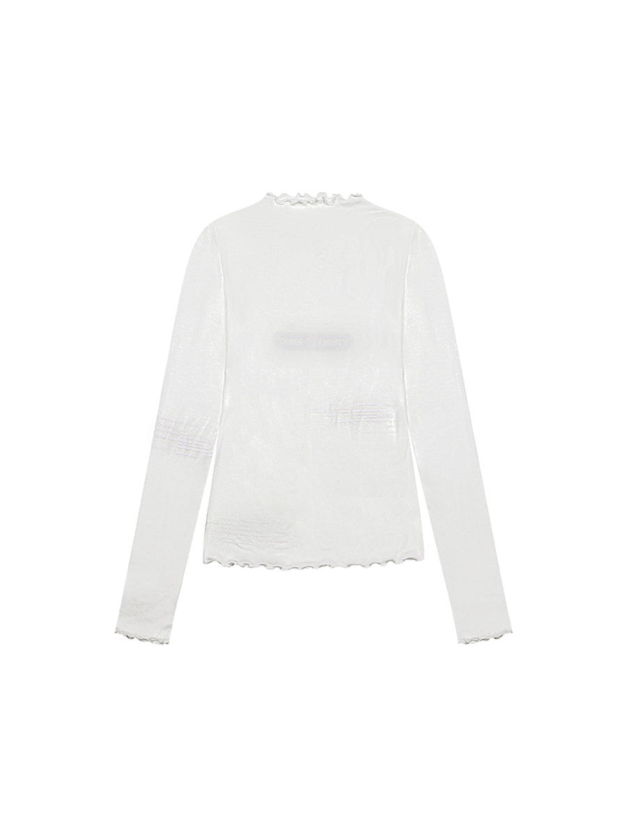 STAR LOGO LONG SLEEVE T-SHIRT (IVORY)の写真