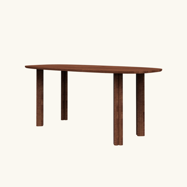 [B-grade / 50% OFF] LIGHT DINING TABLE 1 | WALNUT 사진 4/4