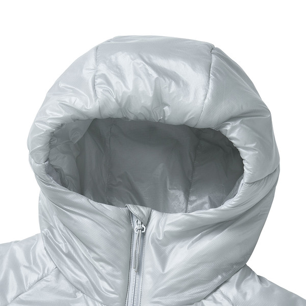 [welter experiment x Verish] Velora Insulation Hooded Jacket Light Gray 사진 3/4
