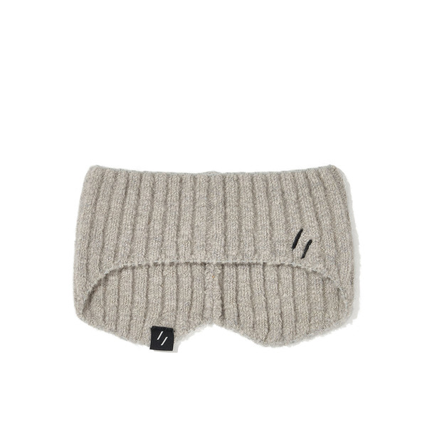 Wool Knit Ear Warmer White 사진 4/4