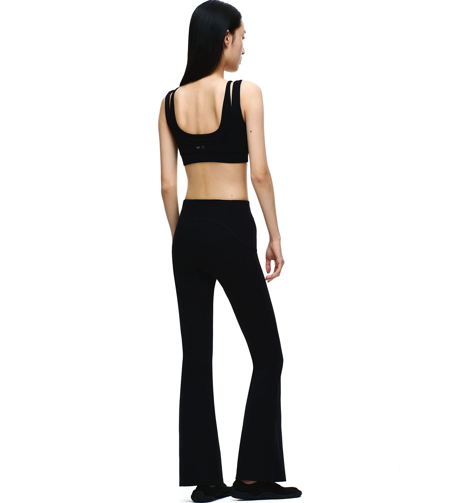[welter experiment x Verish] Wide Yoke Flare Legging Black 사진 4/4