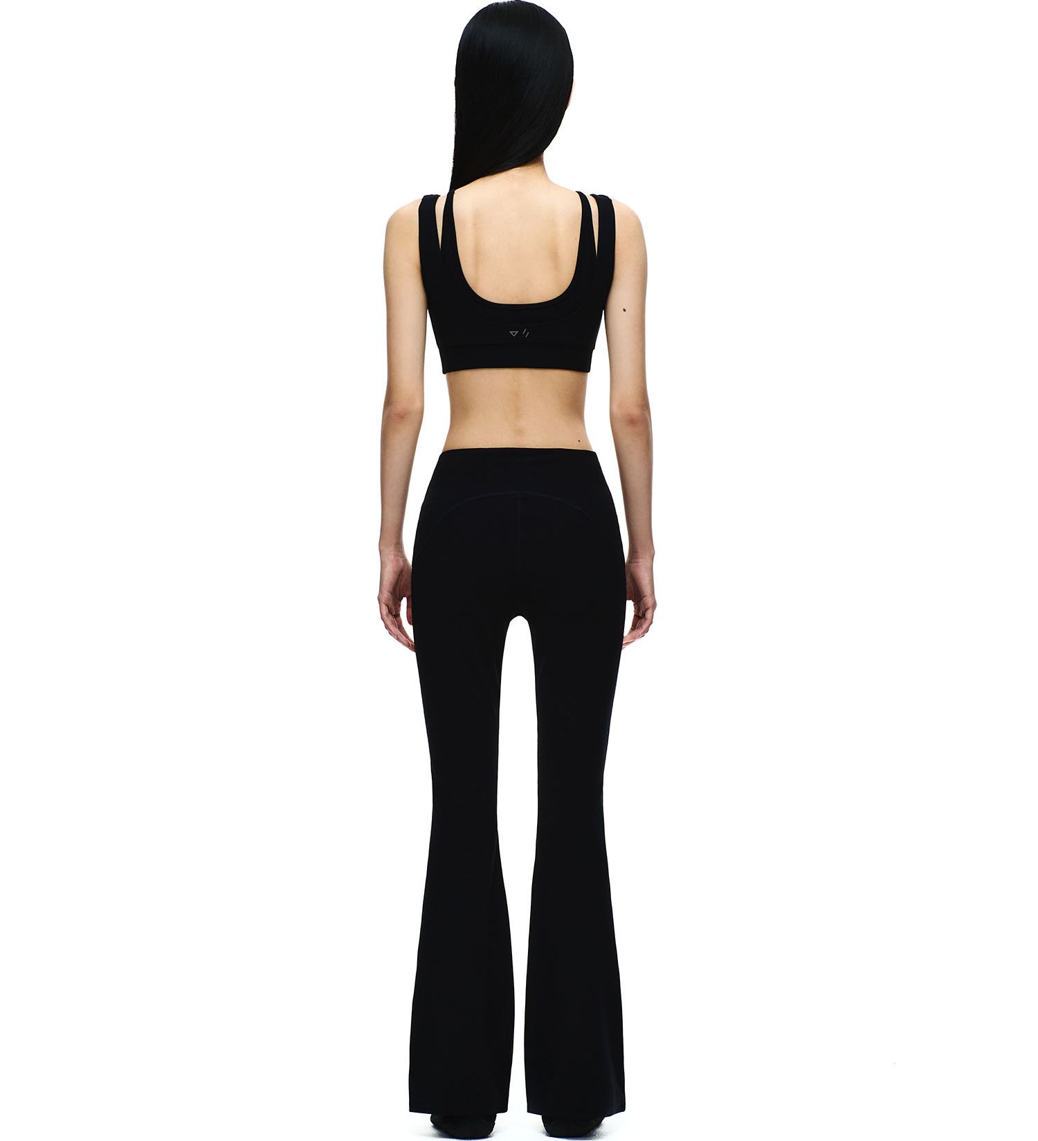 [welter experiment x Verish] Wide Yoke Flare Legging Black 사진 3/4