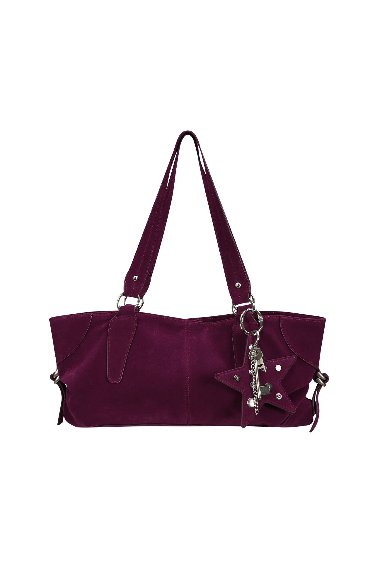 ranch bag (magenta) & keyring set