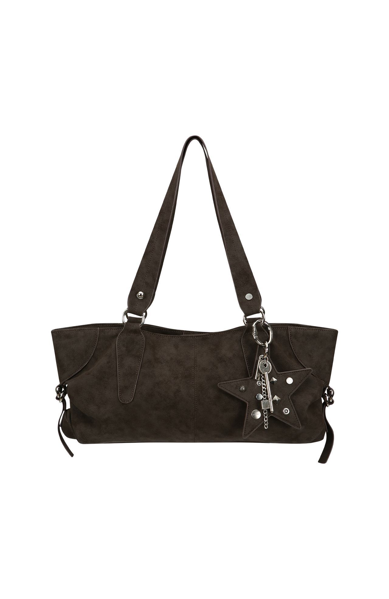 ranch bag (grunge brown) & keyring set